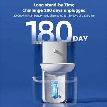 Smart Pet Water Dispenser, Wireless Cat Water Fountain, Dumping Dog Water Dispenser, Rechargeable Automatic Water Feeder