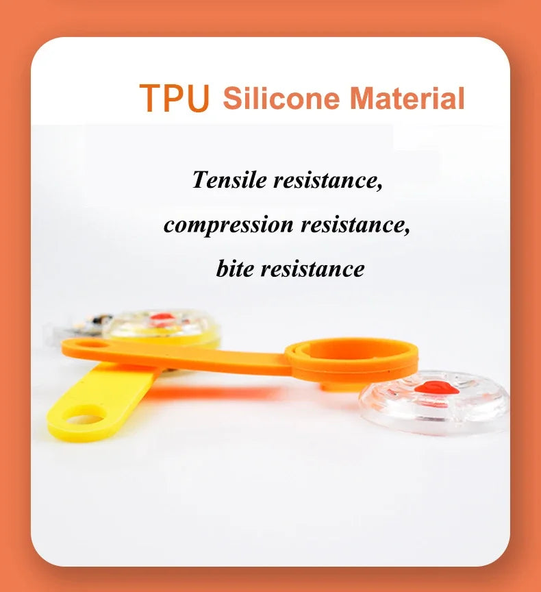 LED Pet Dog Cat Collar Pendant Night Safety Cat Luminous Light IPX7 Waterproof Flashing Harness with Light for Dog Accessories