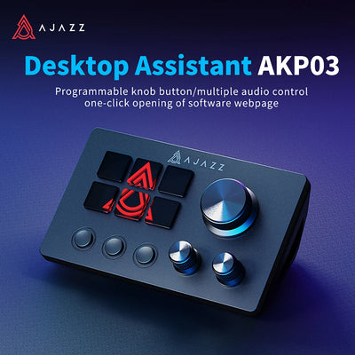 Ajazz AKP03E Programmable Macro Keyboard Multifunctional Console Panel Assistente Custom Button Mini Keyboard For PC Laptop