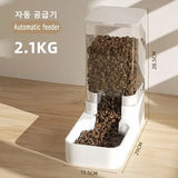 Dog Automatic Feeder Transparent Automatic Gravity Cat Water Bowl High Capacity Food Storage  Container Cat And Dog Accessories