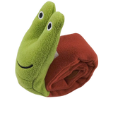 Dog Puzzle Feeder Interactive Toy Indestructible Plush Sound Squeak Puppy Toys For Resistant Foldable Snail Dogs Pet Supplies