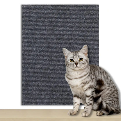 Wall Self-Adhesive Anti Cat Scratch Sofa DIY Cats Scratch Protection Paws Sharpen Trimmable Carpet Cats Scratch Board ﻿