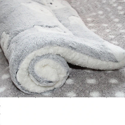 Multi-model pet flannel winter sleeping mat kennel mat blanket pet warm mat suitable for large medium and small pets