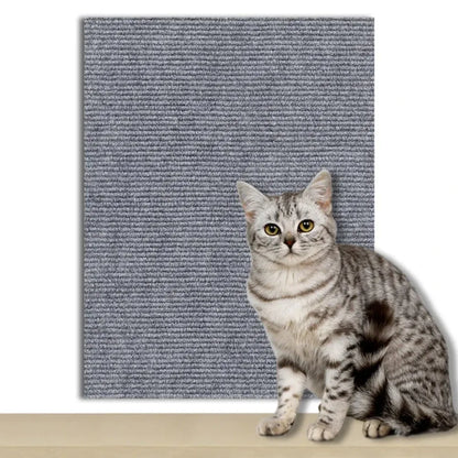 Wall Self-Adhesive Anti Cat Scratch Sofa DIY Cats Scratch Protection Paws Sharpen Trimmable Carpet Cats Scratch Board ﻿
