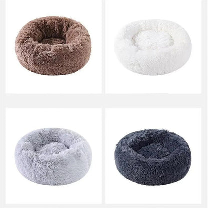 Winter Thicken Pet Nest Plush Warm Pet Nest for Samll Dogs Cats Round Cat Nest Dog Bed Kitten Puppy House Pet Supplies 40CM