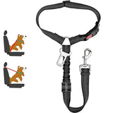 New Solid Two-in-one Pet Car Seat Belt Dog Harness Leash BackSeat Safety Belt Adjustable for Kitten Dogs Collar Pet Accessories