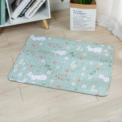 Washable Pet Pee Pad Pet Diaper Mat Reusable Mats for Dogs Dog Bed Urine Washable Dog Training Pad Four Seasons Pet Mat Urine