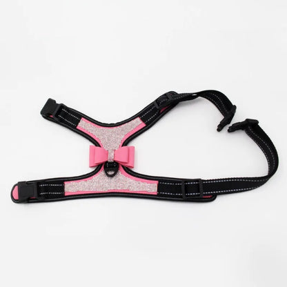 Rhinestone Pet Chest Strap Explosion-proof Punching Dog Chest Strap Reflective, Breathable and Comfortable