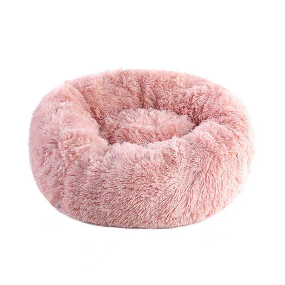 Winter Thicken Pet Nest Plush Warm Pet Nest for Samll Dogs Cats Round Cat Nest Dog Bed Kitten Puppy House Pet Supplies 40CM