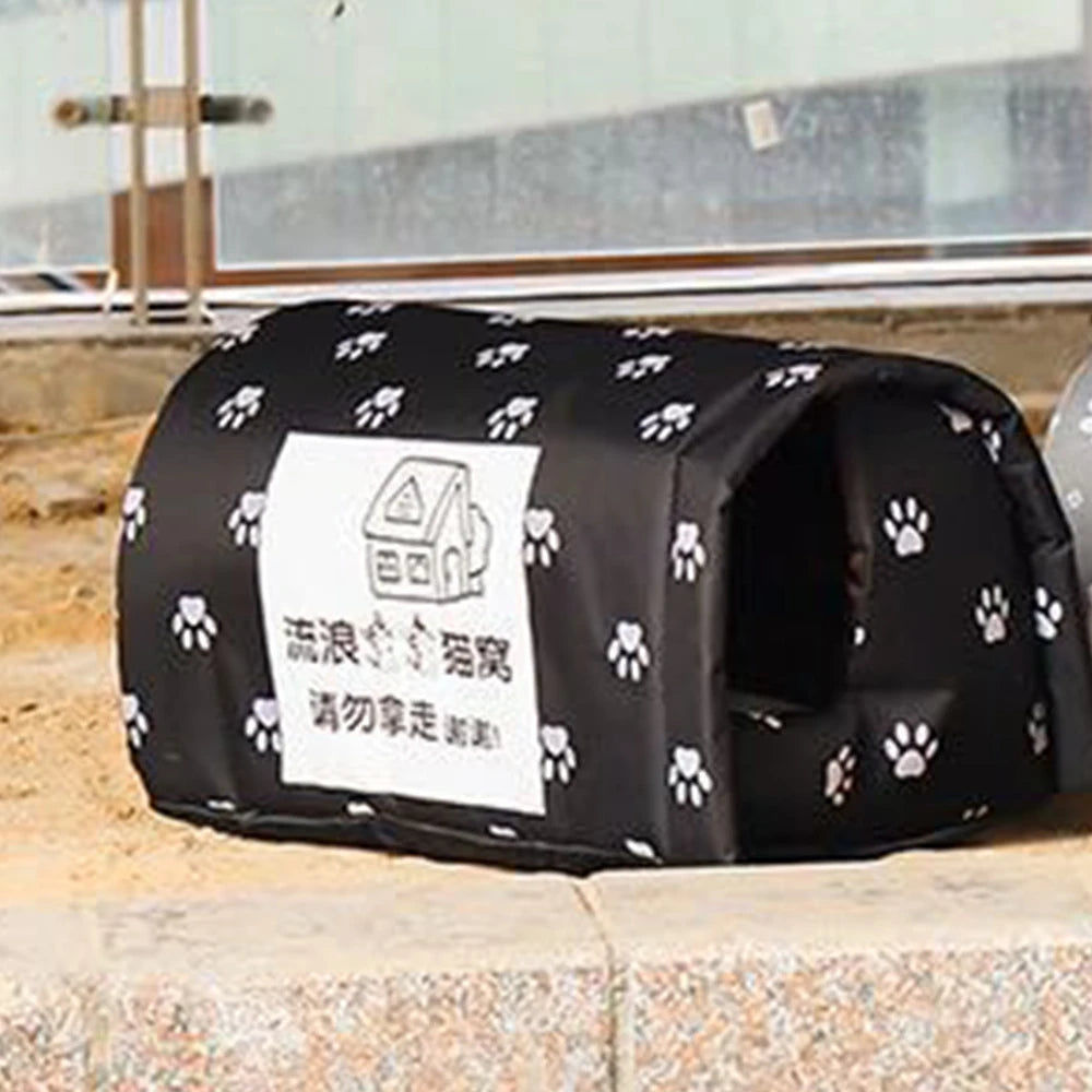 Winter Outdoor Cats House Washable Wide Applications Pet House for Pet Indoor House Shelter Keep Warm