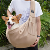 Comfortable Dog Bag Pet Crossbody Shoulder Bag Outdoor Travel Portable Cat Puppy Sling Carrier Bag Pet Carrying Supplies2025new