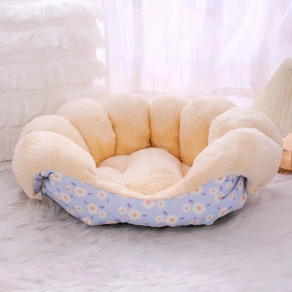 Cute Warm Cat Bed Nest Small Dog Kennel Winter Thick House Pet Puppy Sleeping Bag Super Soft Plush Cat Sleeping Bed Pet Cushion