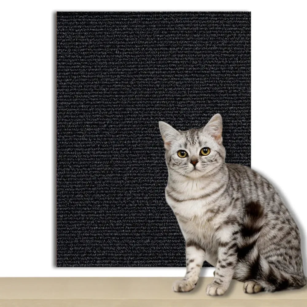 Wall Self-Adhesive Anti Cat Scratch Sofa DIY Cats Scratch Protection Paws Sharpen Trimmable Carpet Cats Scratch Board ﻿