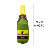 Funny Plush Dog Toys Beer Bottle Shaped Small Large Dogs Squeak Sound Clean Teeth Chew Toy Pets Interactive Playing Supplies