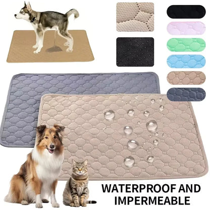 Dog Urine Pads Washable Reusable Anti Slip Pet Pee Pad Puppy Training Pad Pet Bed Urine Mat for Car Seat Cover Pet Supplies