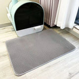 Cat Litter Mat Waterproof Double Layer Cat Litter Trapping Pet Litter Box Mat Clean Pad Products for Cats Accessories