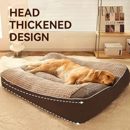 HOOPET Dogs Cats Bed Large Dog Mat Warm Pet Nest Kennel For Small Medium Large Dogs Puppy Kitten Plus Size Sleeping winter