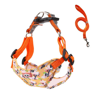 Pet Dog Harness Leash Set Adjustable Puppy Cat Harness Vest French Bulldog Harness Reflective Dog Leash Puppy Harness