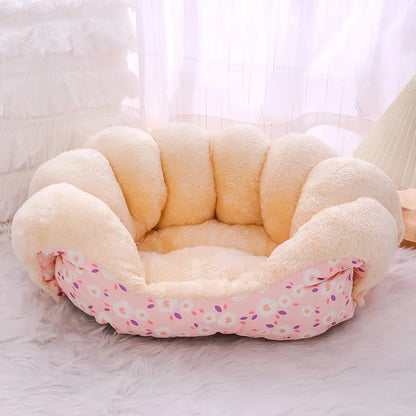 Cute Warm Cat Bed Nest Small Dog Kennel Winter Thick House Pet Puppy Sleeping Bag Super Soft Plush Cat Sleeping Bed Pet Cushion