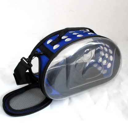 Transparent Foldable Outdoor Pet Travel Carrier Bag Handbag Puppy & Kitten Capsule Transparent Portable Shoulder Strap Bag