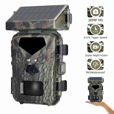 New Hunting Game Camera 20MP/1080P Hunting Camera 0.3s Trigger Speed Night Vision Motion Activated Trail Camera for Outdoor