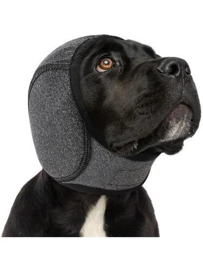 Waterproof Noise Cancelling Dog Ear Muffs for Swimming & Grooming - Calming Hood To Relieve Pet Anxiety & Prevent Shock