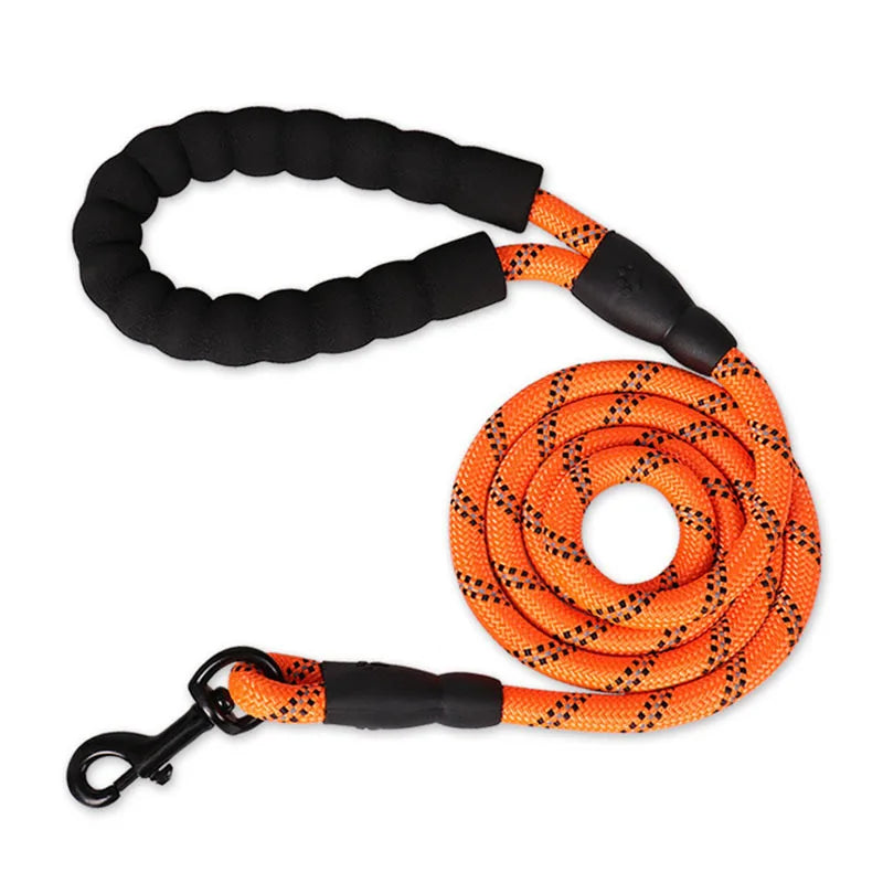 1.5m Pet Leash with Reflective & Comfortable Padded Handle for Small, Medium and Large Dogs