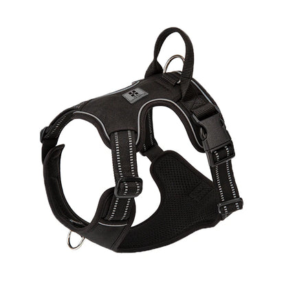 SMALL COMBINATION Dog Harness No Pull Reflective Pet Dog Chest Harness Adjustable for Small Medium Large Dogs Outdoor Walking