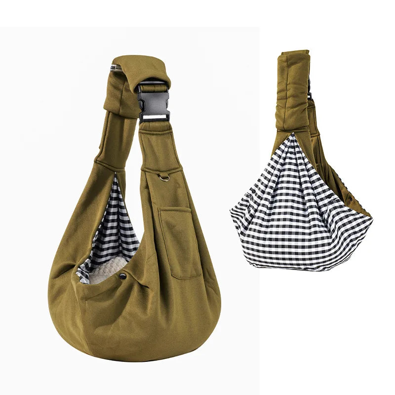 Pet Comfortable Dog Bag Pet Crossbody Shoulder Big Bag Outdoor Travel Portable Cat Puppy Sling Carrier Bag For Small Medium Dogs