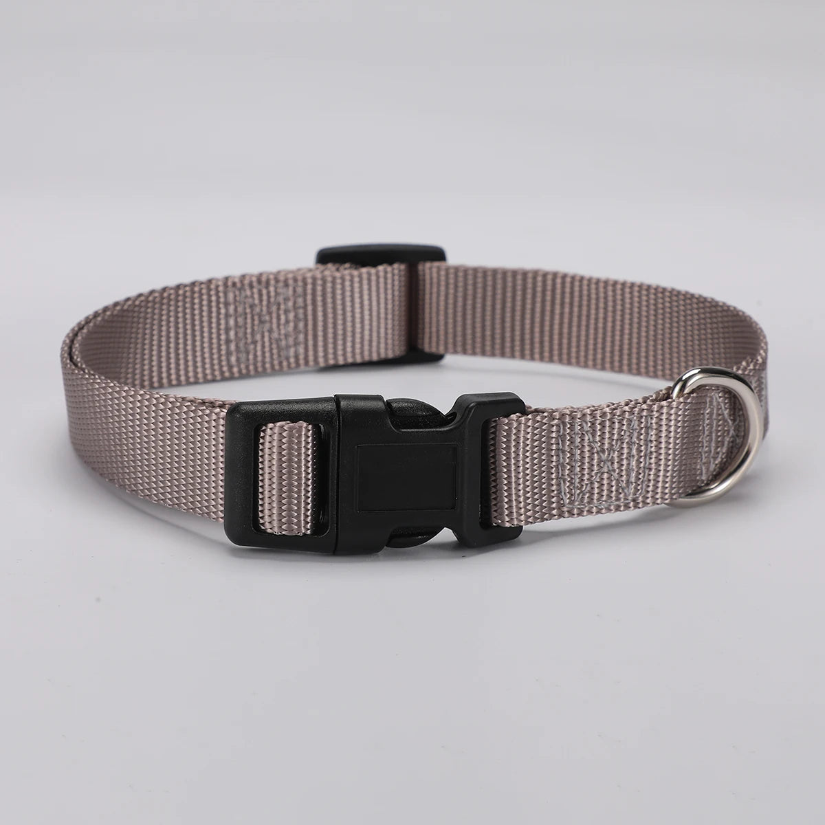 Adjustable Nylon Dog Collar Durable Basic Dog Collar for Small Large Dogs French Bulldog Safety Walking Training Pet Supplies