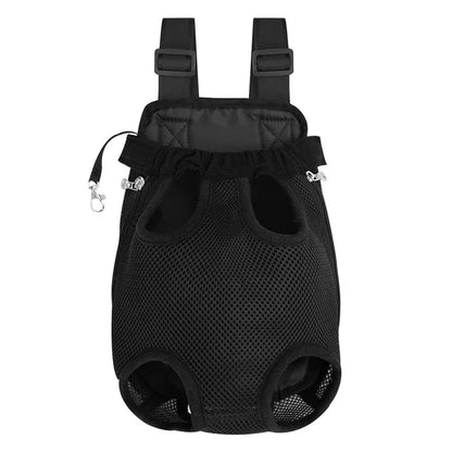 Double Shoulder Breathable Portable Travel Pet Dog Carrier Backpack Mesh Carrier Front Bag for Small Dog Cat Outdoor Accessories