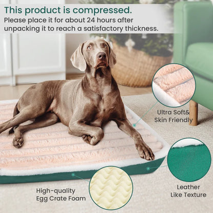 Dog Bed Mat with Zipper Remolvable Elastic Cat Bed for Dog Sleeping Mat Small Washable Cat Nest Pet Sofa Cushion for Medium Dog