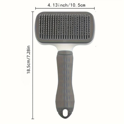 Self-cleaning Pet Hair Remove Comb Cat Slicker Brush Pet Hair Removal Comb For Dogs Cats Grooming Tools Combs Dogs Accessories