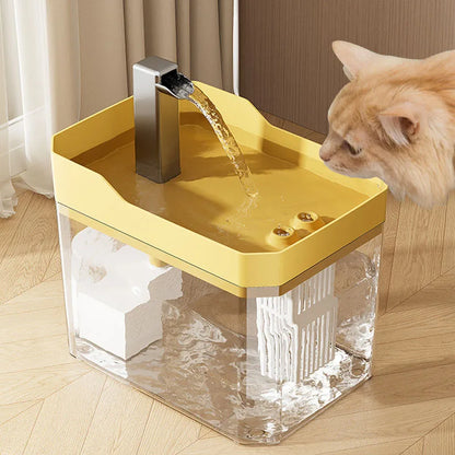 1.5L Cat Water Fountain USB Automatic Water Dispenser Live Circulation Filter Pet Drinker Quiet Pet Water Fountain Cat Small Pet