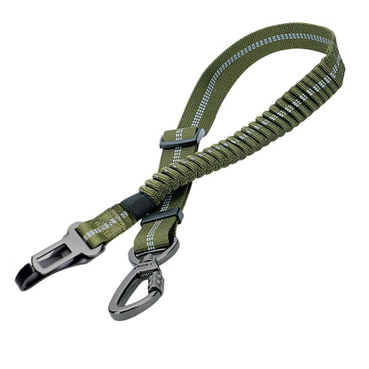 Dog Seatbelt Updated 3-in-1 Pet Car Seat Belts for Dogs Car Tether with Clip Hook Bungee Dogs Safety Belt with Swivel Carabiner
