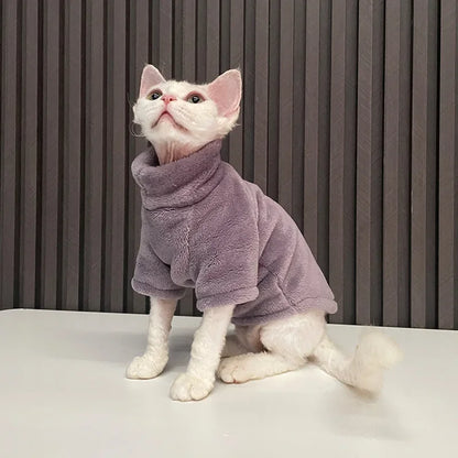 Fashionable Clothes For Cats Sphynx Cat Sweater Kitten Clothing Hound Dog Hoodie Clothes For Sphinx Cat Outfit Pet Jumpsuits
