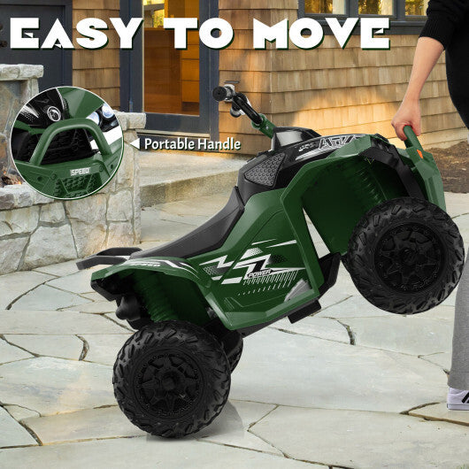 12V Kids Ride On ATV with High/Low Speed and Comfortable Seat-Pink