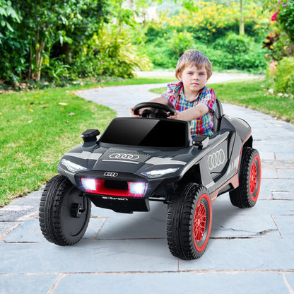 Licensed Audi Kids Ride On E-tron Racing Car-Gray