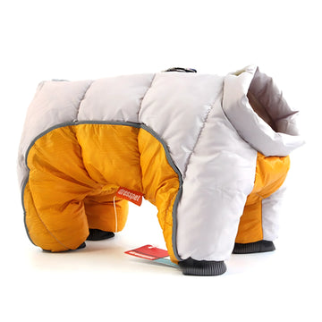 Thick Warm Cotton Down Jacket for Dogs in Camouflage & Solid Colors