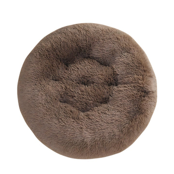 Round Plush Dog Bed Mat Warm Sleep Cushion