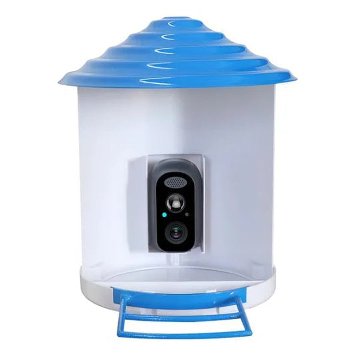 White Bird Feeder with Solar HD Camera and AI Motion Capture