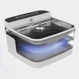 Transparent Plastic Dog Water Fountain with Pump and Filter