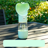 Large Capacity Transparent Plastic Dog Water and Food Bowl Bottle