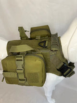 Outdoor Multifunctional Water Bottle Pouch Vest Dog Clothes Suit