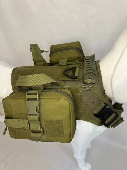 Outdoor Multifunctional Water Bottle Pouch Vest Dog Clothes Suit