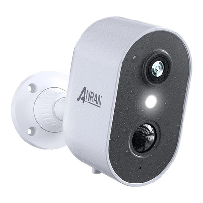 ANRAN 2K Rechargeable Battery Camera 2.4G WiFi Camera Wireless Home Surveillance Security Cameras PIR ,IP65 ,work with ANRAN app - Asmota