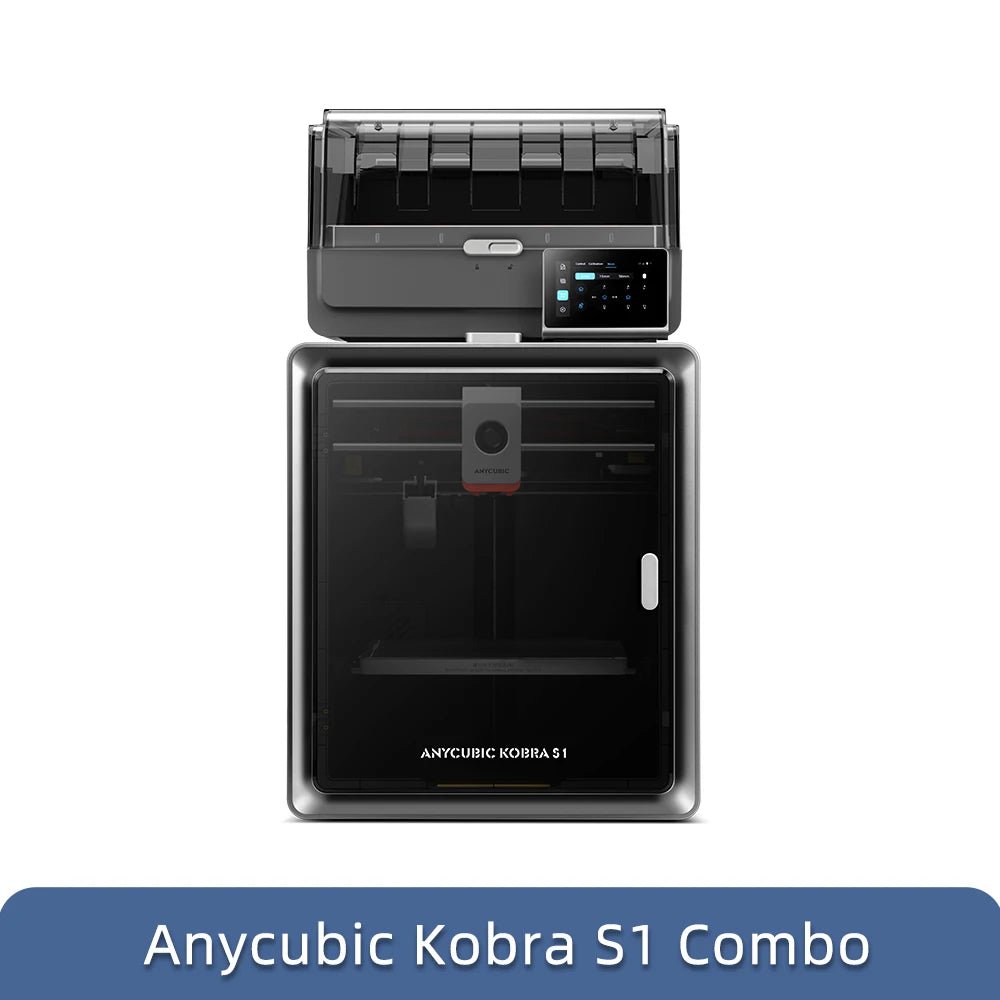 Anycubic Kobra S1 Combo Multi - Color 3D Printer High Precision Core XY Stable Structure Ultra - Quiet Max Speed 600mm/s 3D Printer - Asmota