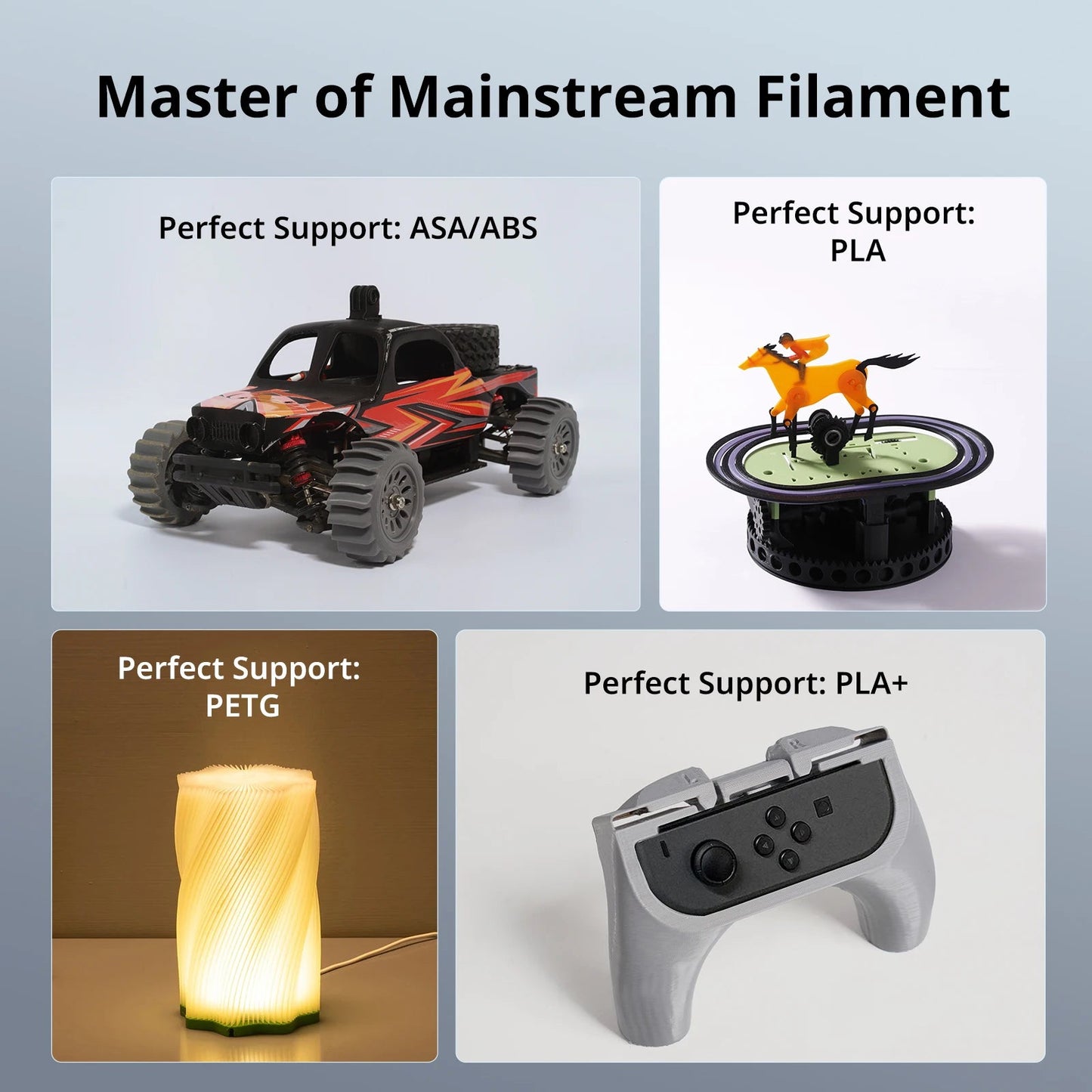 Anycubic Kobra S1 Multi - Color 3D Printer Core XY Stable Structure Max Speed 600mm/s High Precision Ultra - Quiet 3D Printer - Asmota