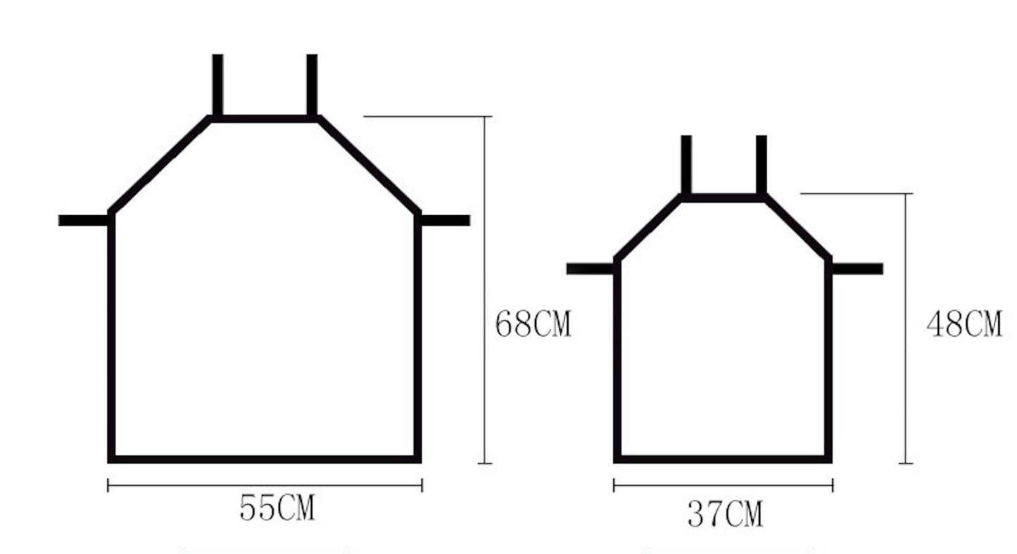 Apron Christmas Valentine's Day Linen Printing Home Kitchen Waterproof Thickened Graphic Customization Cross - border Apron - Asmota