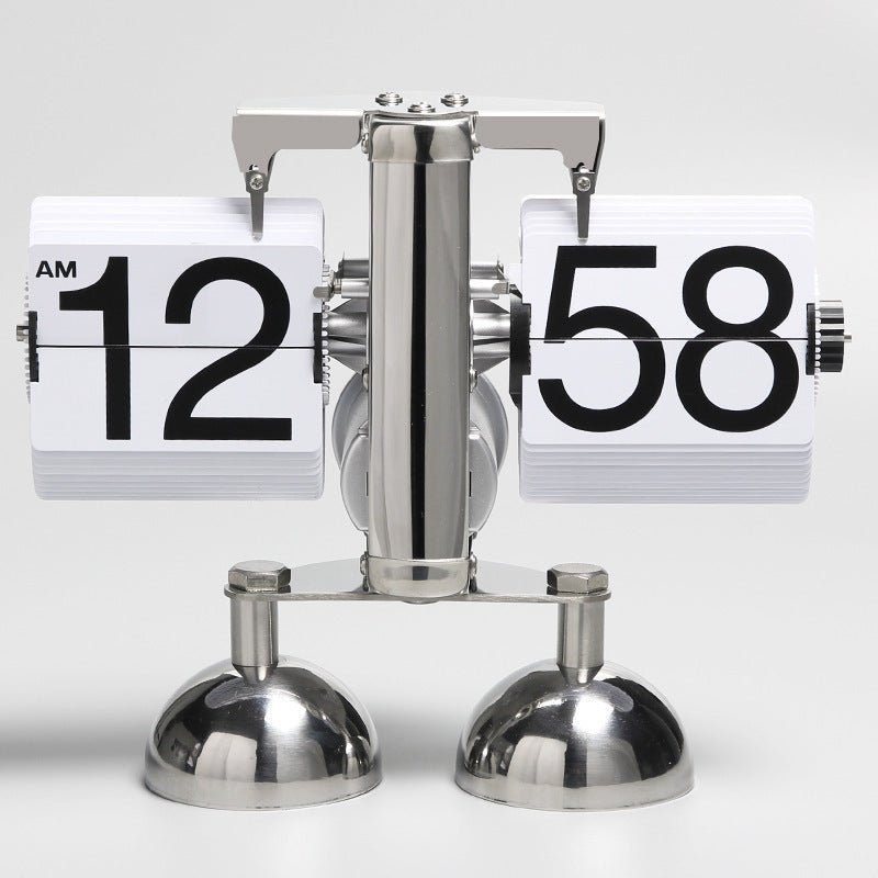 Automatic Turning Retro Minimalist Home Clock - Asmota